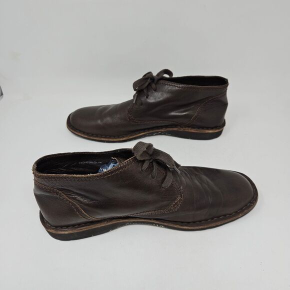 John Varvatos Brown Leather Chukka Boots Mens Size 10 main image 10